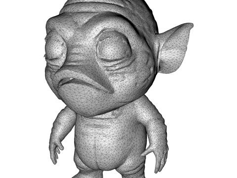 シー ゴブリン モンスター 10 ハイポリ キットバッシュ クリーチャー パック 3Dプリントモデル