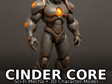 Paquete de personajes de Emberforge Guardians High-Poly Kitbash, 10 modelos Modelo de impresión 3D