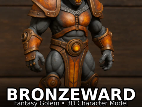 Emberforge Guardians High-Poly Kitbash Character Pack 10 Models 3D Print Model