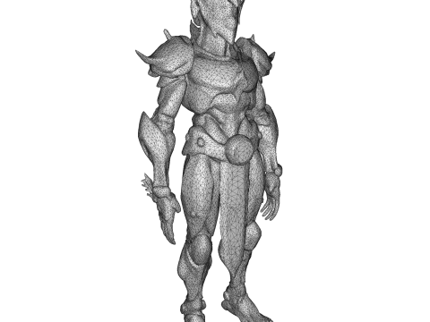 Paquete de personajes de Emberforge Guardians High-Poly Kitbash, 10 modelos Modelo de impresión 3D