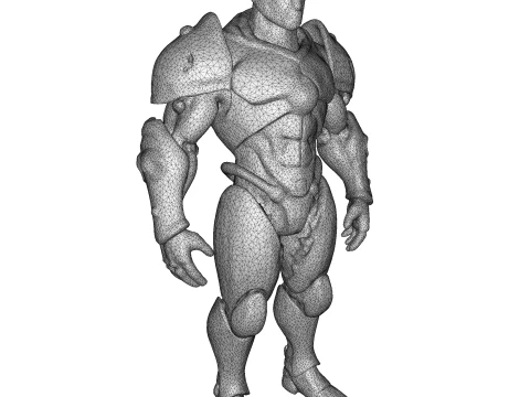 Emberforge Guardians High-Poly Kitbash Character Pack 10 Models 3D Print Model