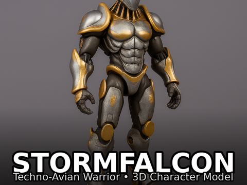 Paquete de personajes de Emberforge Guardians High-Poly Kitbash, 10 modelos Modelo de impresión 3D