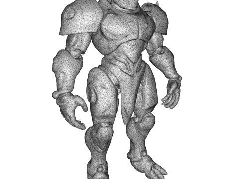 Emberforge Guardians High-Poly Kitbash Character Pack 10 Models 3D Print Model