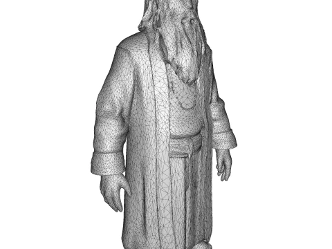 Elderfolk Fantasy Collection 4 varianti Set di caratteri High-Poly Kitbash Modello di stampa 3D