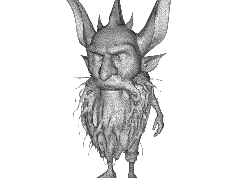 Elderfolk Fantasy Collection 4 varianti Set di caratteri High-Poly Kitbash Modello di stampa 3D