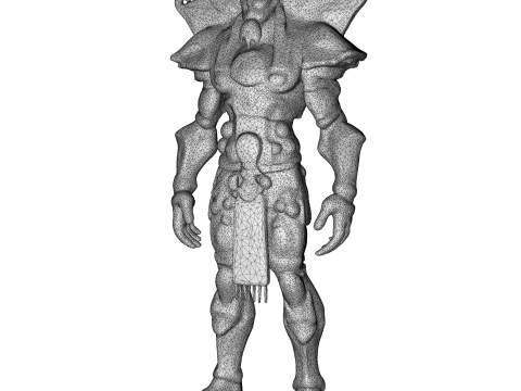 Desert Relic Guardians Коллекция Kitbash из 10 персонажей Высокополигональная с поддержкой ИИ 3D Принт Модель