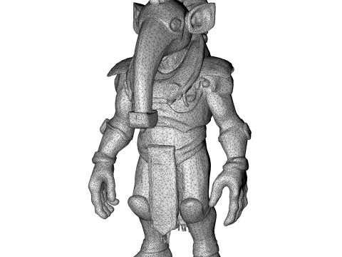 Desert Relic Guardians Коллекция Kitbash из 10 персонажей Высокополигональная с поддержкой ИИ 3D Принт Модель