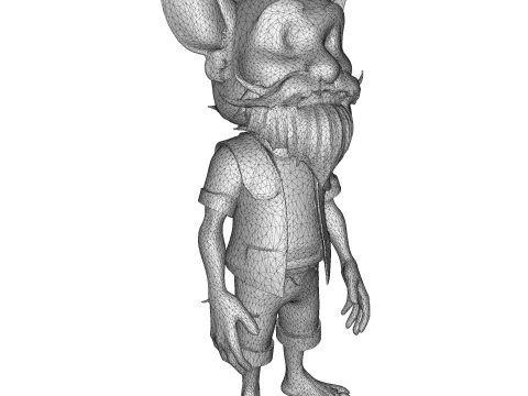 Forest Folk Collection 10 High-Poly Kitbash Characters AI-Assisted 3D Print Model