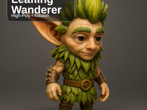Forest Folk Collection 10 High-Poly Kitbash Characters AI-Assisted 3D Print Model