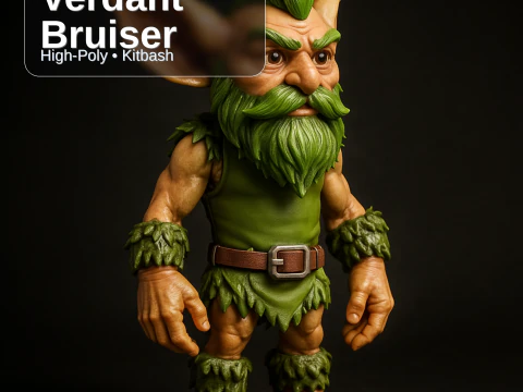 Forest Folk Collection 10 High-Poly Kitbash Characters AI-Assisted 3D Print Model