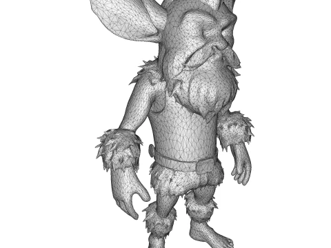 Forest Folk Collection 10 High-Poly Kitbash Characters AI-Assisted 3D Print Model