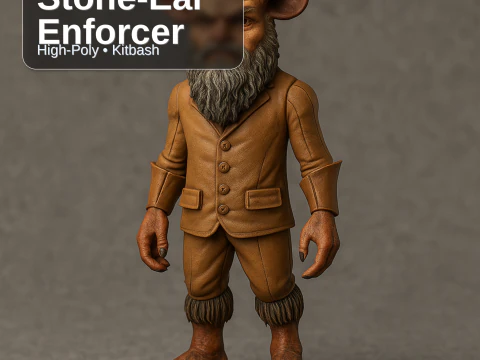 Forest Folk Collection 10 High-Poly Kitbash Characters AI-Assisted 3D Print Model