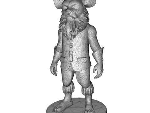 Forest Folk Collection 10 High-Poly Kitbash Characters AI-Assisted 3D Print Model