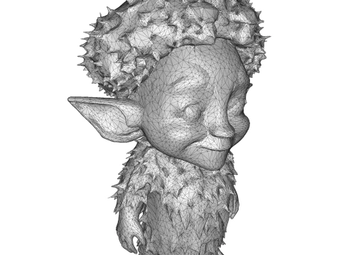 Forest Folk Collection 10 High-Poly Kitbash Characters AI-Assisted 3D Print Model