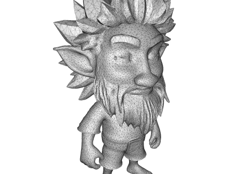 Forest Folk Collection 10 High-Poly Kitbash Characters AI-Assisted 3D Print Model