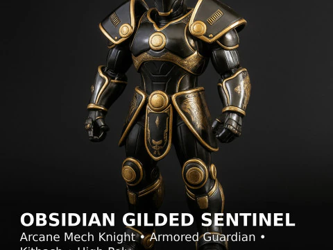 Kitbash Heroes Fantasy Sci-Fi High-Poly Character Pack 10 Models 3D Print Model
