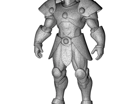 Kitbash Heroes Fantasy Sci-Fi High-Poly Character Pack 10 Models 3D Print Model