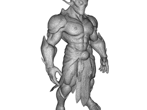 Kitbash Heroes Fantasy Sci-Fi High-Poly Character Pack 10 Models 3D Print Model