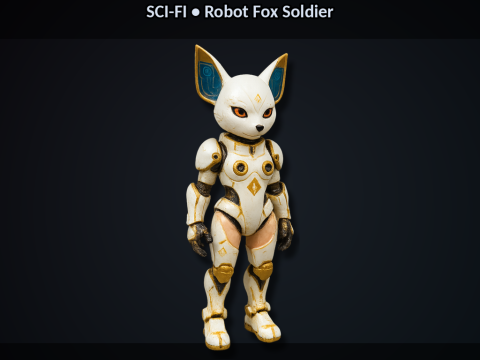 वुल्पाइन हीरोज बंडल 10 स्टाइलिश फंतासी विज्ञान-फाई पात्र किटबैश हाई-पॉली 3D प्रिंट मॉडल