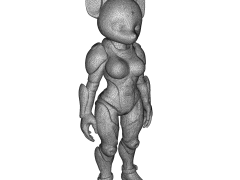 वुल्पाइन हीरोज बंडल 10 स्टाइलिश फंतासी विज्ञान-फाई पात्र किटबैश हाई-पॉली 3D प्रिंट मॉडल