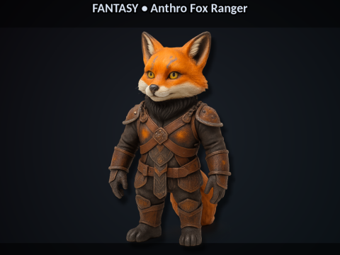 वुल्पाइन हीरोज बंडल 10 स्टाइलिश फंतासी विज्ञान-फाई पात्र किटबैश हाई-पॉली 3D प्रिंट मॉडल