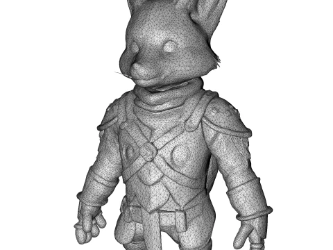 Vulpine Heroes Bundle 10 Stylized Fantasy Sci-Fi Characters Kitbash High-Poly 3D Print Model