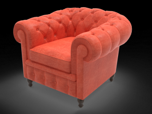 European style sofa Model 3D