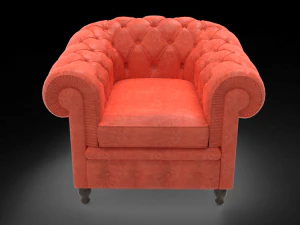 European style sofa 3D Model