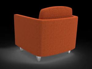 A modern single sofa 3D Model
