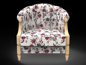 A retro sofa Modèle 3D