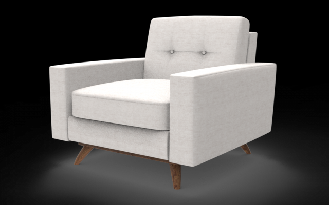 Sofa armchair 3Dモデル .c4d .max .obj .3ds .fbx .stl .blend