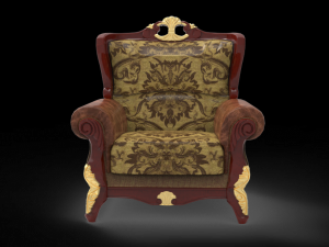 Victorian antique sofa 3D-Modell