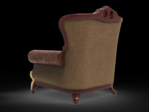 Victorian antique sofa 3D-Modell