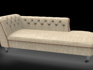 Day Bed Sofa Antique Style sofa 3D Model
