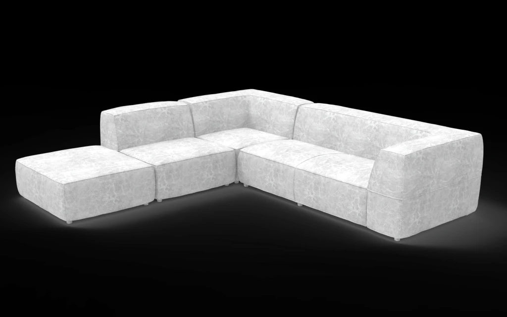 Corner sofa 3D Model .c4d .max .obj .3ds .fbx .stl .blend 