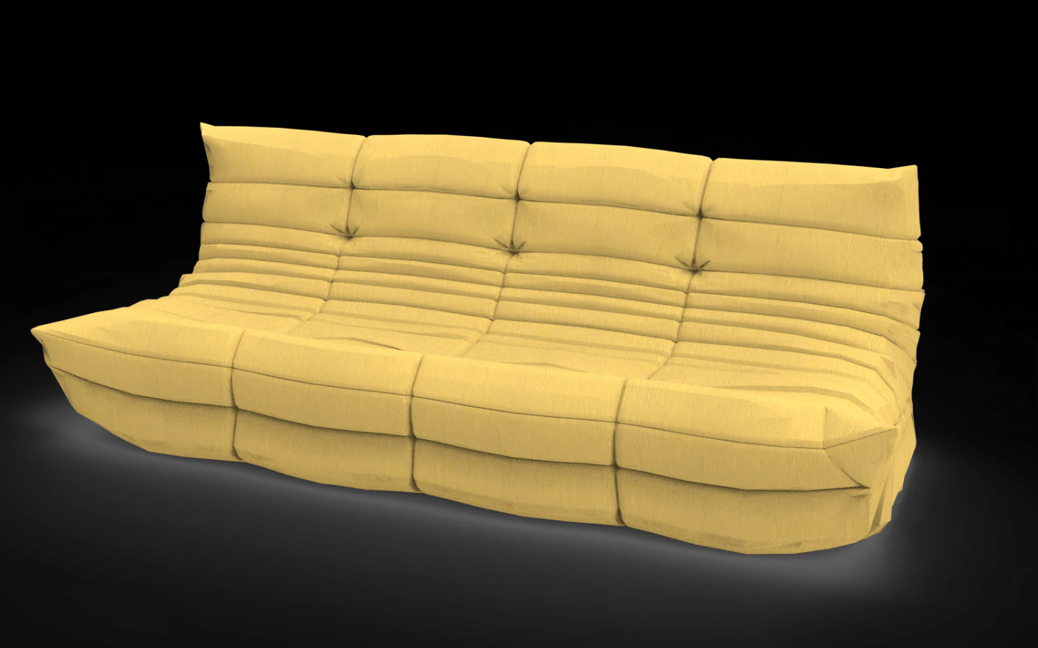 Togo Line Roset 3D Model .c4d .max .obj .3ds .fbx .stl .blend 