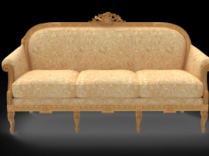 European classical sofa 3D Model