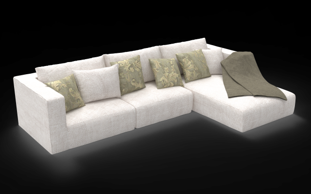 Modern style sofa 3Dモデル .c4d .max .obj .3ds .fbx .stl .blend 