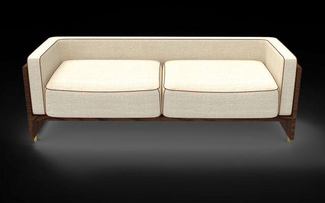 Modern style sofa 3D 모델 .c4d .max .obj .3ds .fbx .stl .blend 