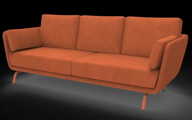 MISSANA SWAN SOFA Modelo 3D .c4d .max .obj .3ds .fbx .stl .blend 
