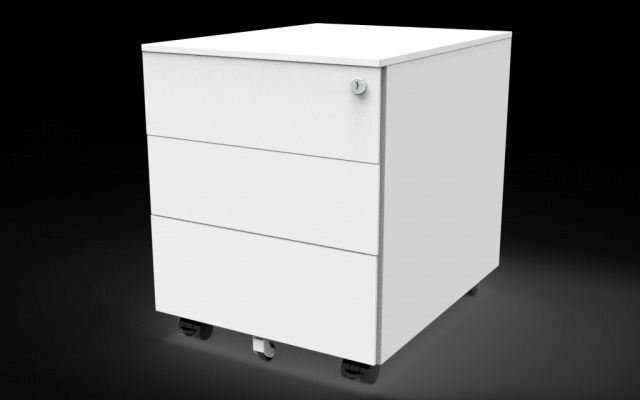 Sheet metal activity cabinet 3D मॉडल .c4d .max .obj .3ds .fbx .stl .blend 