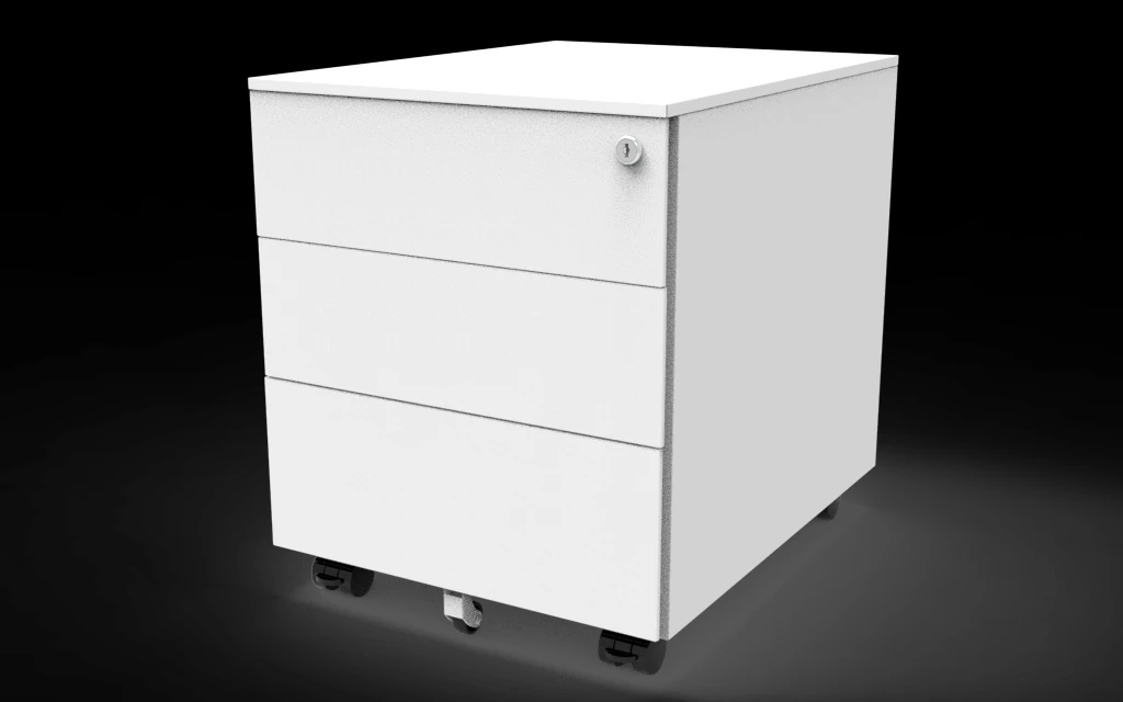 Sheet metal activity cabinet 3D Model .c4d .max .obj .3ds .fbx .stl .blend
