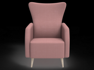 Missana Alice Armchair 3D मॉडल
