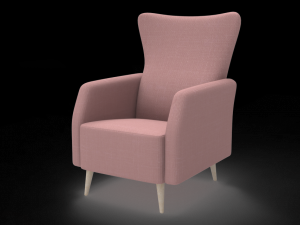 Missana Alice Armchair 3D मॉडल
