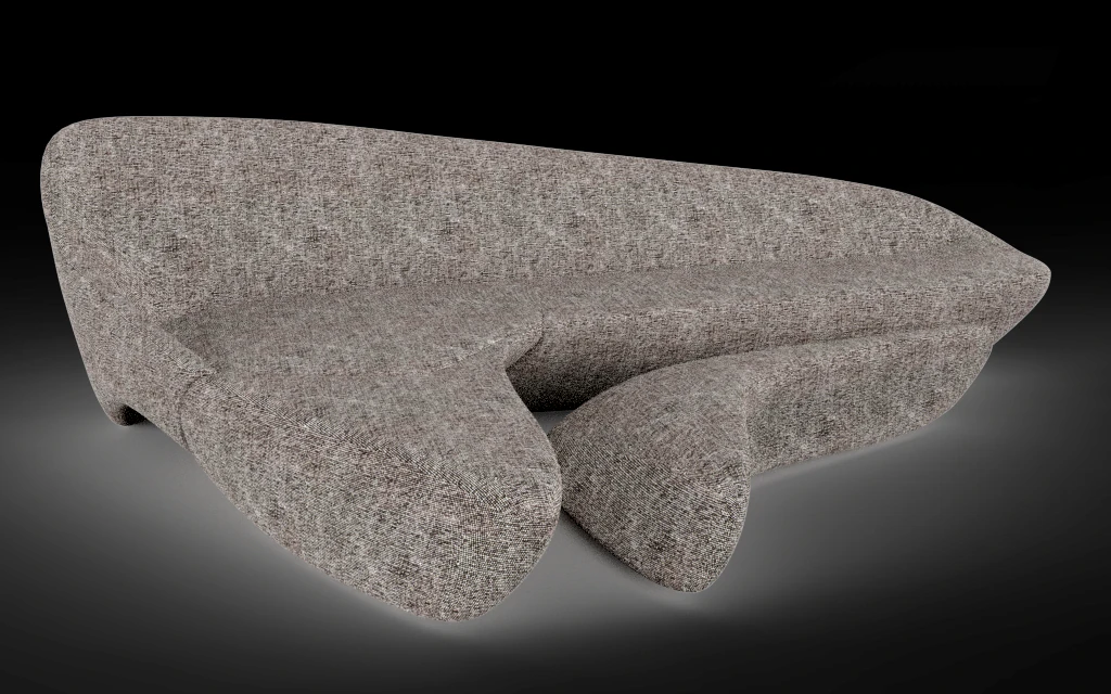 Moon System Zaha Hadid 3D Model .c4d .max .obj .3ds .fbx .stl .blend 