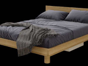 ベッド No0022 by SIJU 3Dモデル