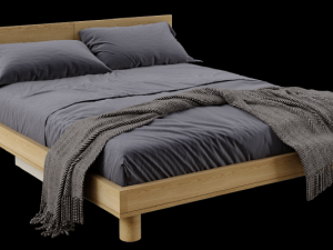 Bed No0022 by SIJU 3D 모델