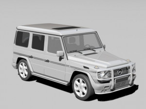 Mercedes-Benz G500 W463 2008 3D Model