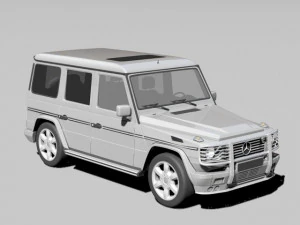 Mercedes-Benz G500 W463 2008 3D Model