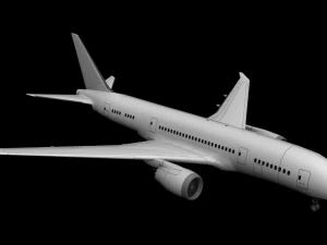 Boeing 787 Modello 3D